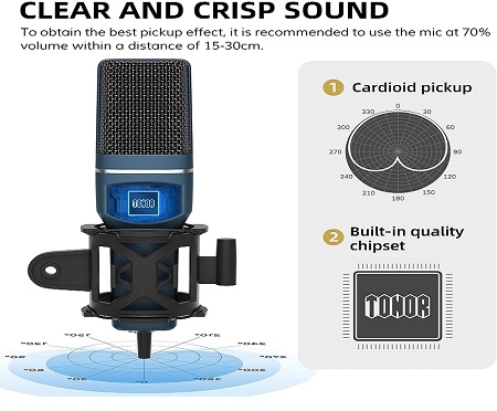 Features of TONOR TC-777 Microphone 1